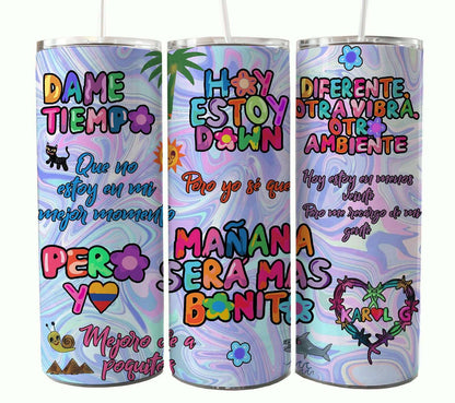 Bundle KarolG 20oz Tumbler Wrap, Digital 20 oz Skinny Tumblers Designs Template