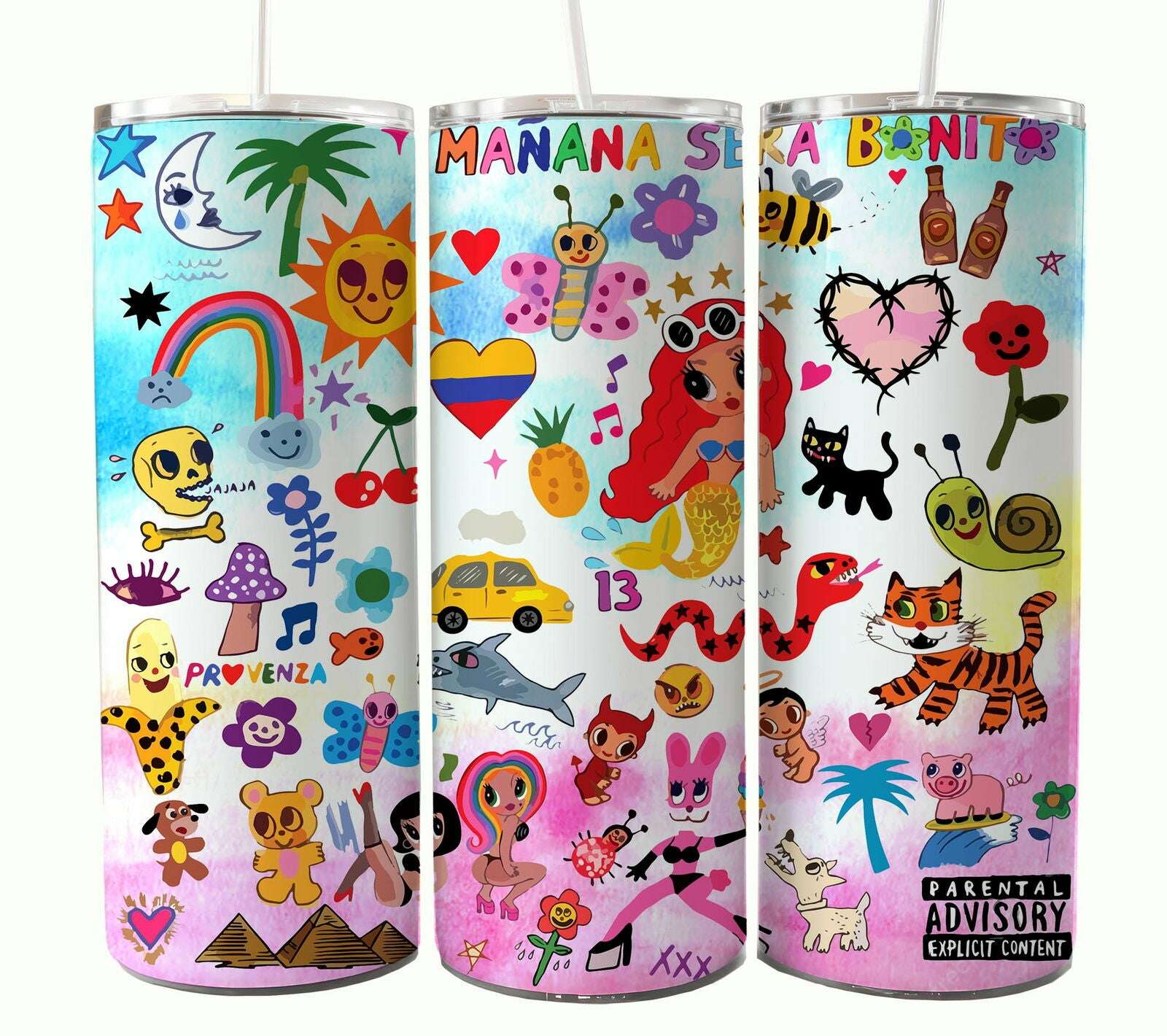 Bundle KarolG 20oz Tumbler Wrap, Digital 20 oz Skinny Tumblers Designs Template