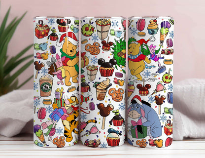 Characters Christmas Tumbler Wrap 20oz