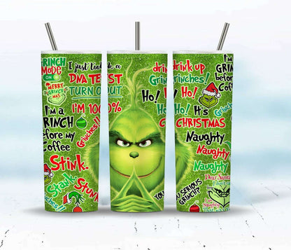 Christmas Tumbler Sublimation Designs  20oz Skinny Tumbler Bundle Wrap