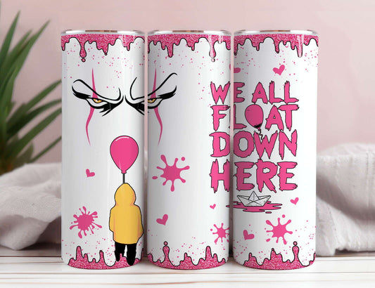 Halloween Tumbler Wrap Png, Scary Movie PNG 3