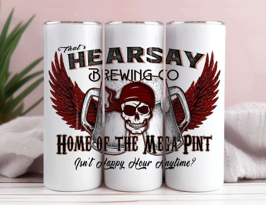Hearsay 20oz Skinny Tumbler Design, 20oz Skinny Tumbler Design Sublimation Design