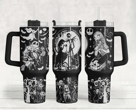 Horror Tumbler 40oz, Halloween 40oz Tumbler Wrap 1