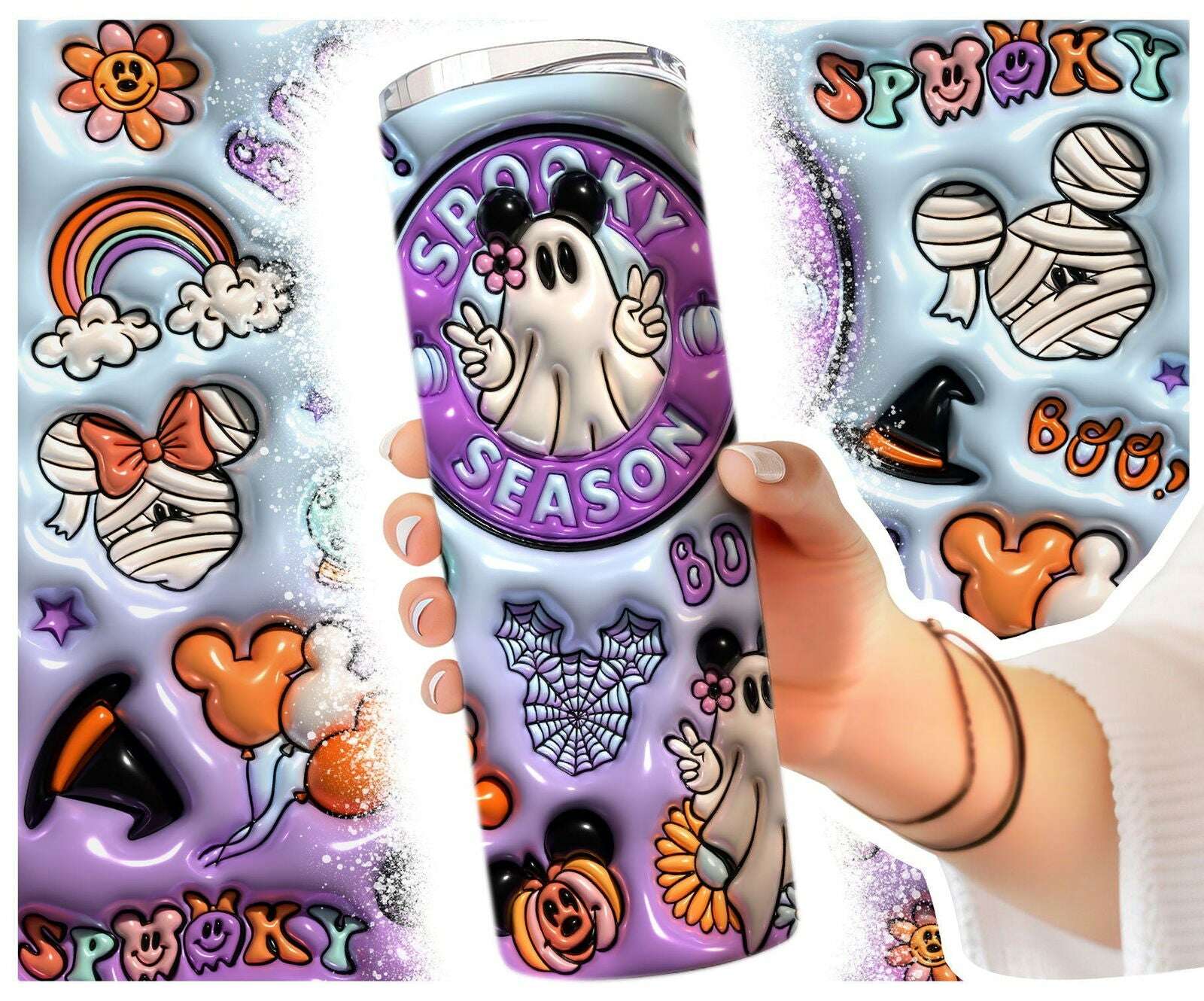 Inflated Spo Tumbler, 3D Inflated Spo Season, Inflated Halloween Tumbler