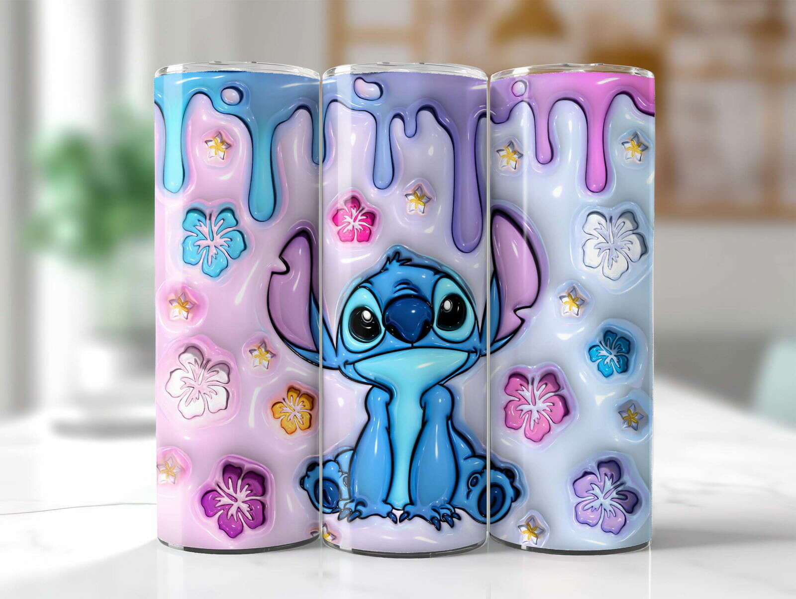 Inflated ST Tumbler Design Png 3D Tumbler Wraps 20oz Skinny Sublimation 2