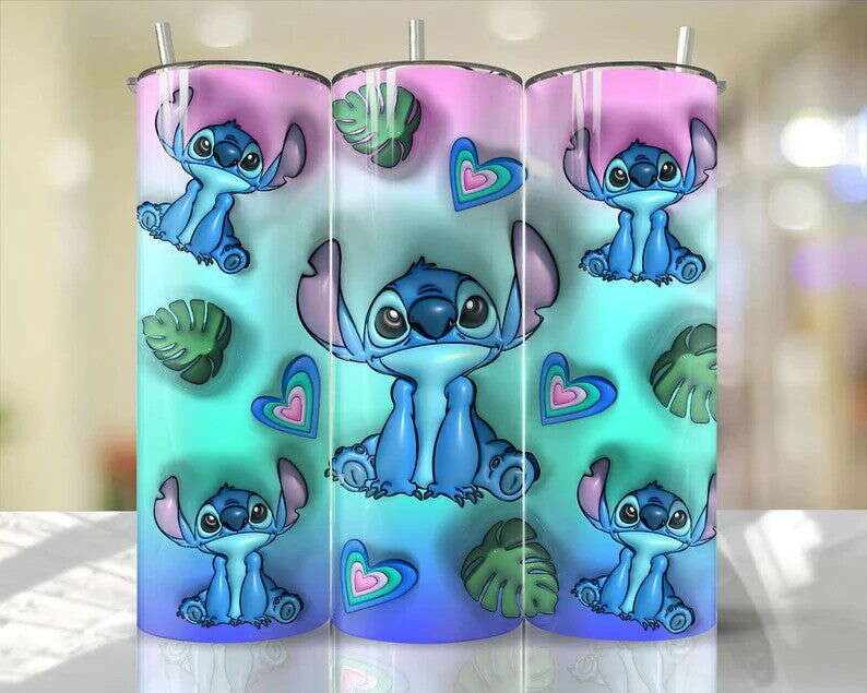Inflated ST Tumbler Design Png 3D Tumbler Wraps 20oz Skinny Sublimation 6