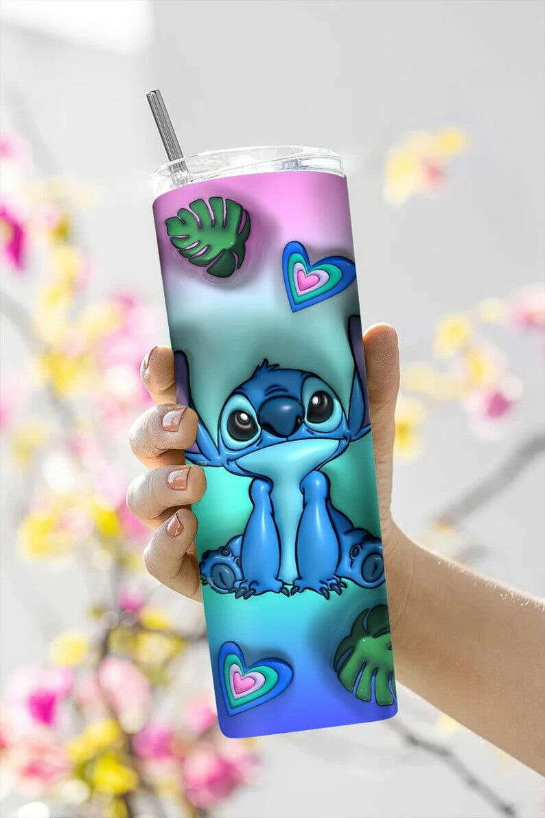 Inflated ST Tumbler Design Png 3D Tumbler Wraps 20oz Skinny Sublimation 6