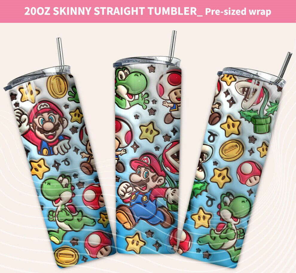 Inflated Tumbler, 3d Inflated Tumbler Wrap