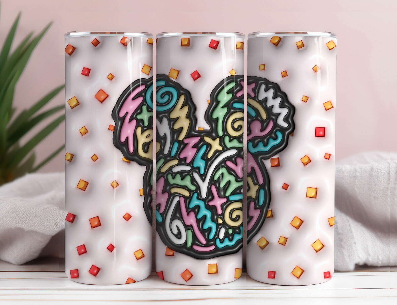 Inflated Tumbler Design Png Mk 2