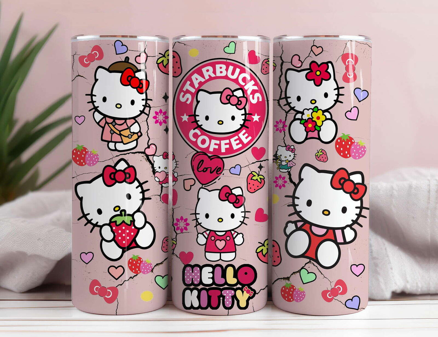 KK Tumbler Wrap, Cartoon Tumbler, 20oz Straight Skinny Wrap 3