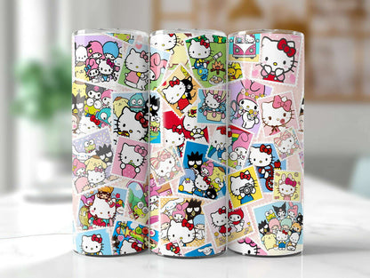 KK Tumbler Wrap, Cartoon Tumbler, 20oz Straight Skinny Wrap 4