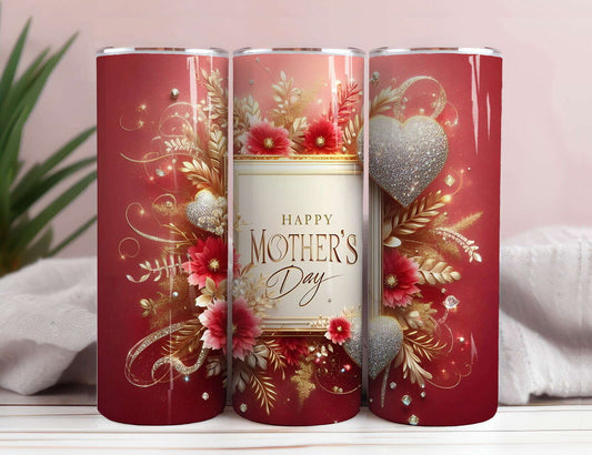 LOVE MOM 20oz Skinny Tumbler Wrap  19