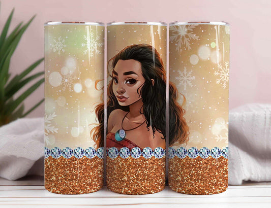 Princess Tumbler Wrap, 20oz Skinny Tumbler 4