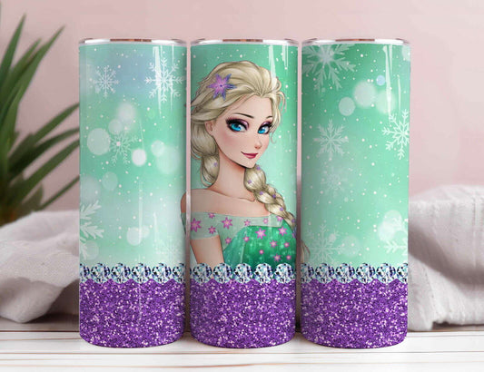 Princess Tumbler Wrap, 20oz Skinny Tumbler 6