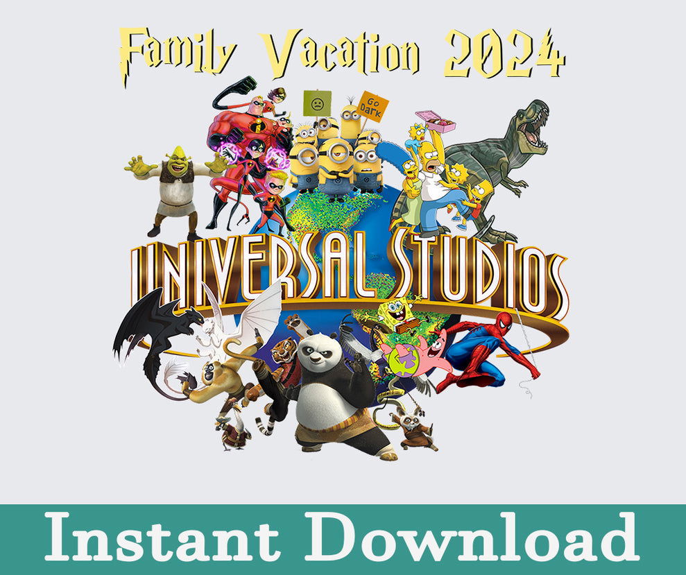 2024 Family Trip Png, Uni Studios Trip, Sublimation Design 18 - Vartdigitals