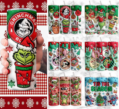 30+ Christmas Tumbler Sublimation Designs  20oz Skinny Tumbler Bundle Wrap - Vartdigitals