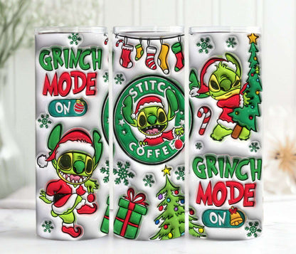 3D Inflated Christmas Coffee Tumbler, Puffy Christmas 2 - Vartdigitals