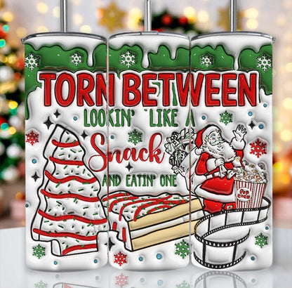 3D T Xmas Santa, Hot Cocoa, Movies, Christmas Cakes - Vartdigitals