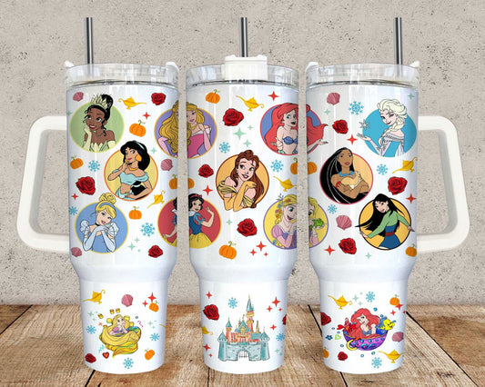 40oz Tumbler Wrap Png, Cartoon 40 oz Tumbler Png,  40oz Tumbler Png Sublimation Design - Vartdigitals