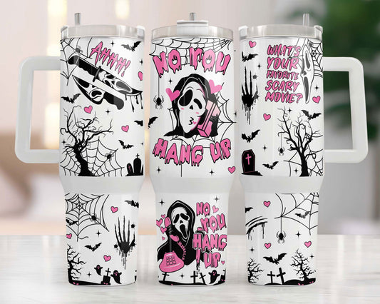 40oz Tumbler Wrap Png, Halloween 2 pieces 40 oz Tumbler Png, Horror 40oz Tumbler Png Sublimation Designs - Vartdigitals