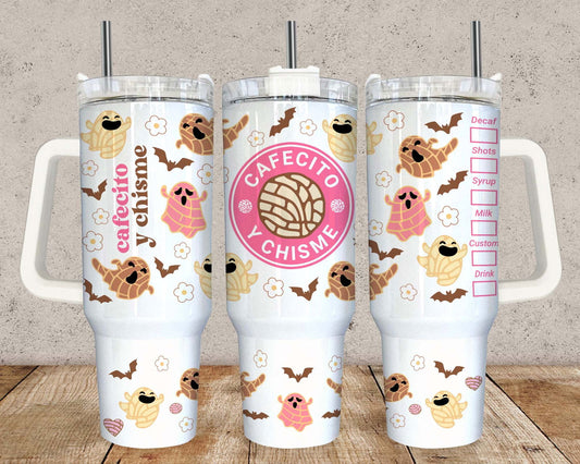 40oz Tumbler Wrap, , Halloween Tumbler Conchas Mexicanas - Vartdigitals