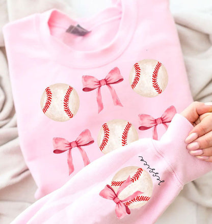 Baseball  png, Pink Bow design, Baseball - Vartdigitals