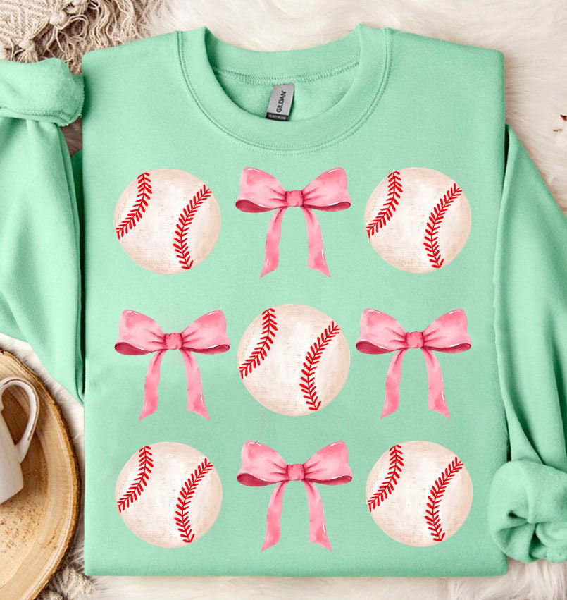 Baseball  png, Pink Bow design, Baseball - Vartdigitals