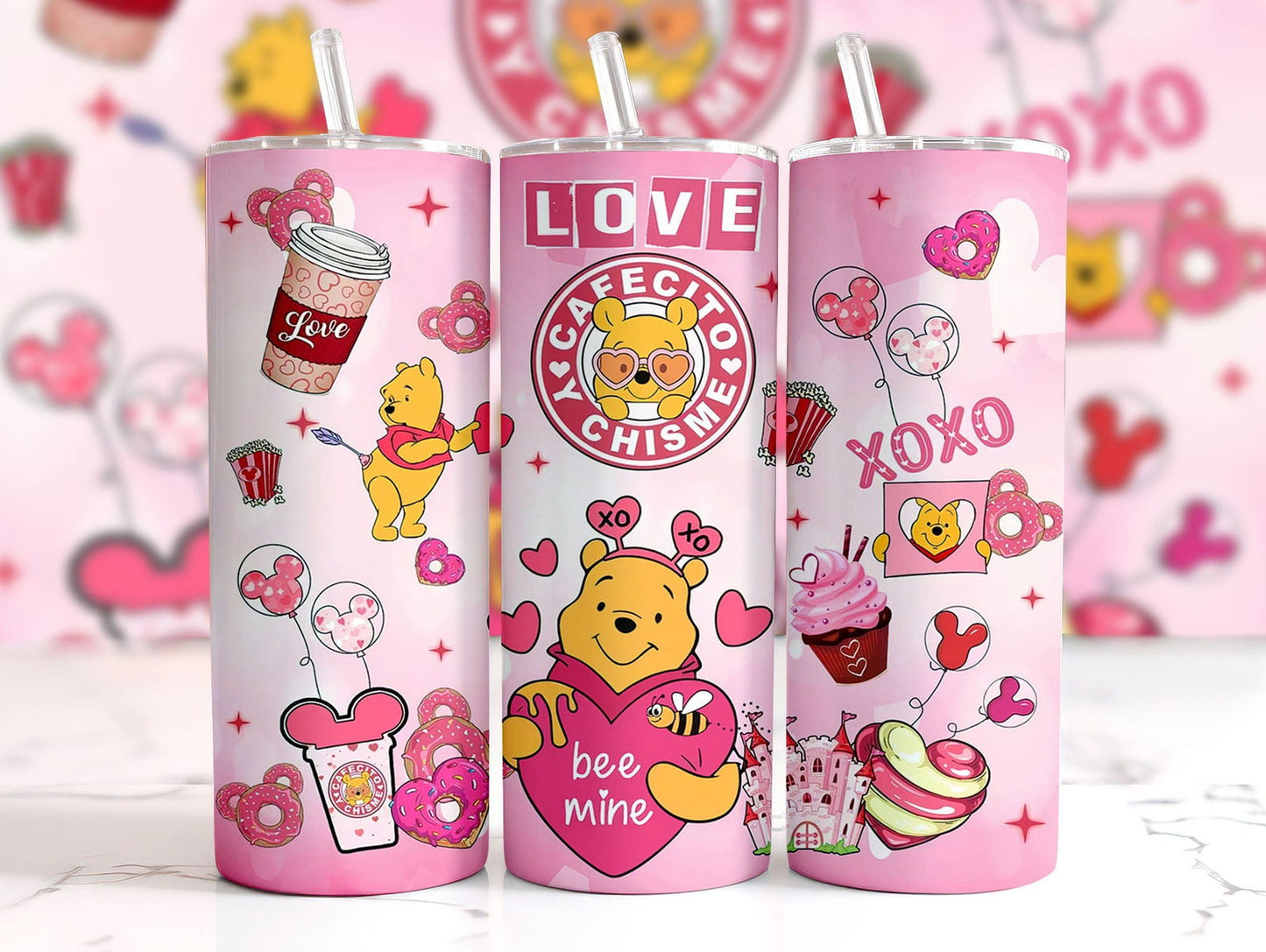 Be Valentine 20oz Tumbler Wrap, Happy Valentine, Png Download - Vartdigitals