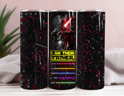 Best Dad in The Galaxy Father's Day 20 oz Skinny Tumbler Sublimation Wrap - Vartdigitals