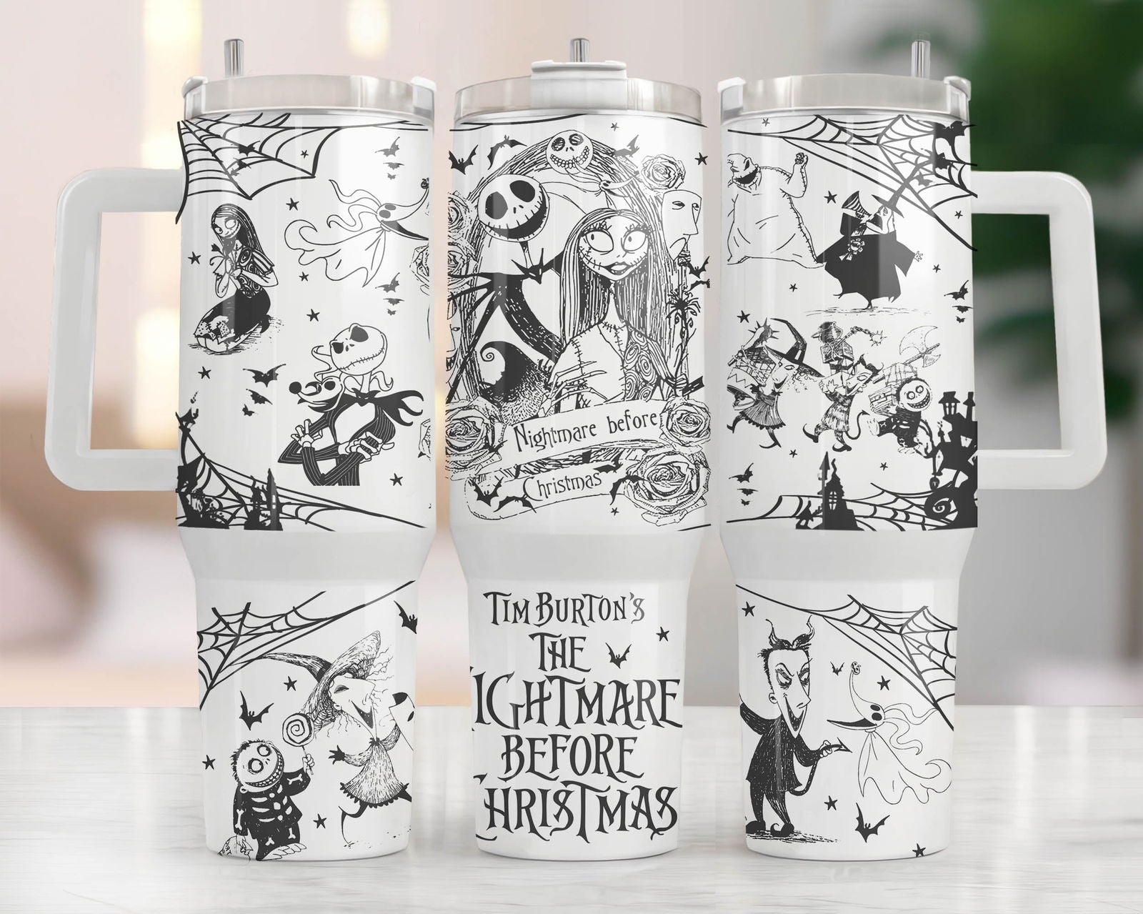 Bundle  40 oz Tumbler Wrap, Halloween Quencher Tumbler Sublimation - Vartdigitals