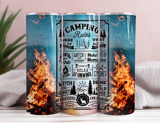 Camping life Tumbler 20oz Skinny Sublimation Png Designs straight, tape 1 - Vartdigitals