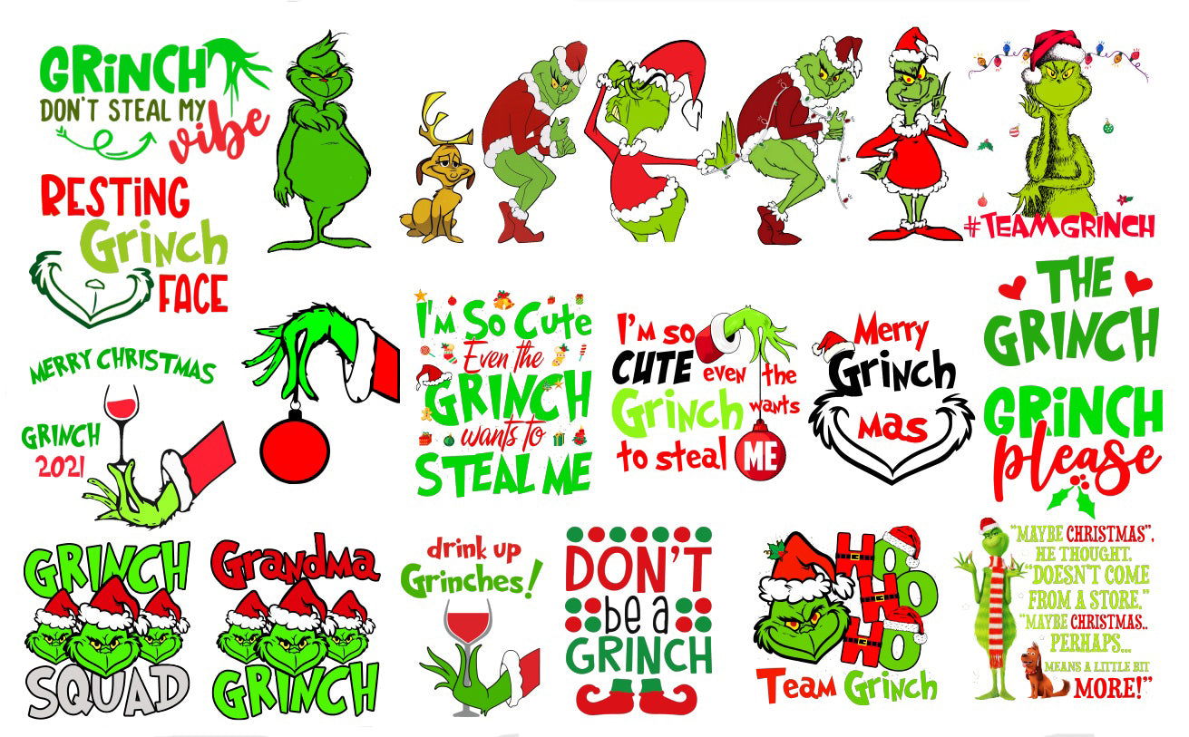 Christmas Grinch, Grinch Clipart Files - Vartdigitals