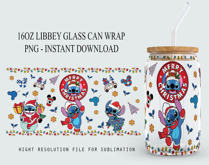 Christmas Tumbler Wrap, 16oz Can Glass Wrap 4 - Vartdigitals