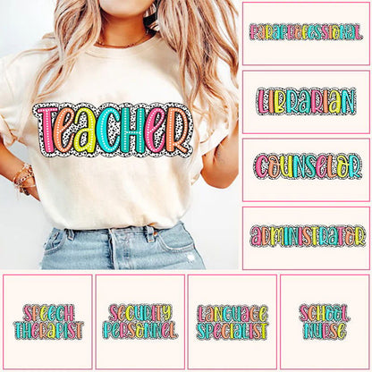 Custom Teacher Bundle Png, Back To school - Vartdigitals