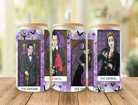 Family Libbey Beer Can Glass 16oz Wrap, Halloween Family Glass Can Png Download - Vartdigitals