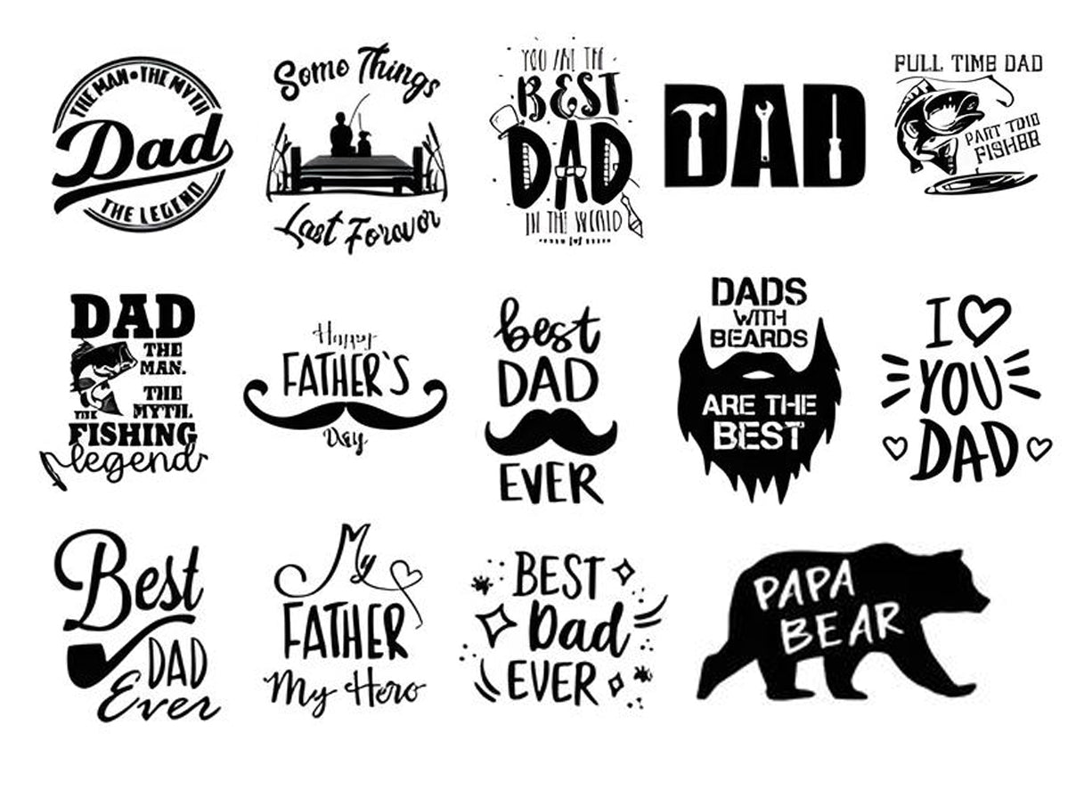 Fathers Day Svg Bundle, Dad svg, Father svg, Papa svg - Vartdigitals