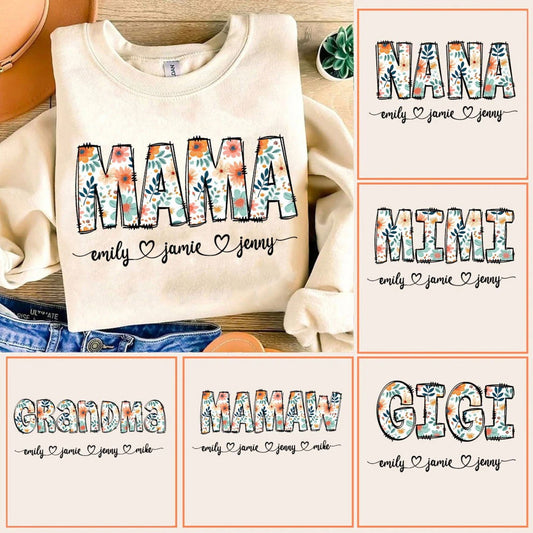 Floral Mama Grandma Bundle png, Mother_s Day Gift - Vartdigitals