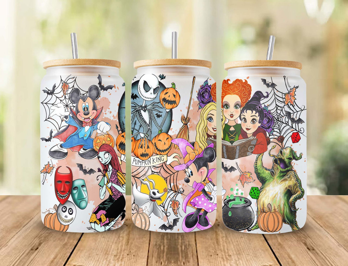 Halloween Cartoon 16oz Png, 16oz Can Glass, Halloween Png - Vartdigitals