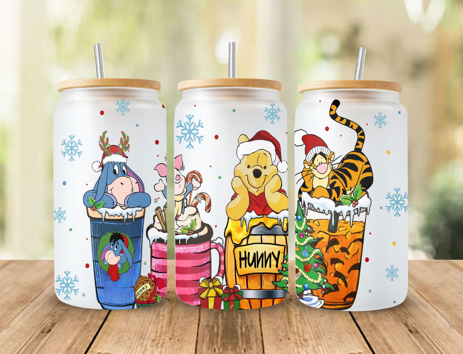 Halloween Designs 16oz Libbey Glass Can Tumbler, Hallothankmas 16oz Libbey Wrap PNG 1 - Vartdigitals