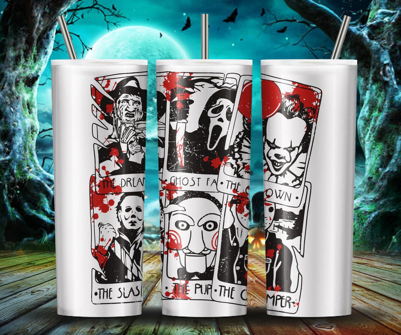 Halloween Hor Tumbler Png, Retro Halloween Png - Vartdigitals