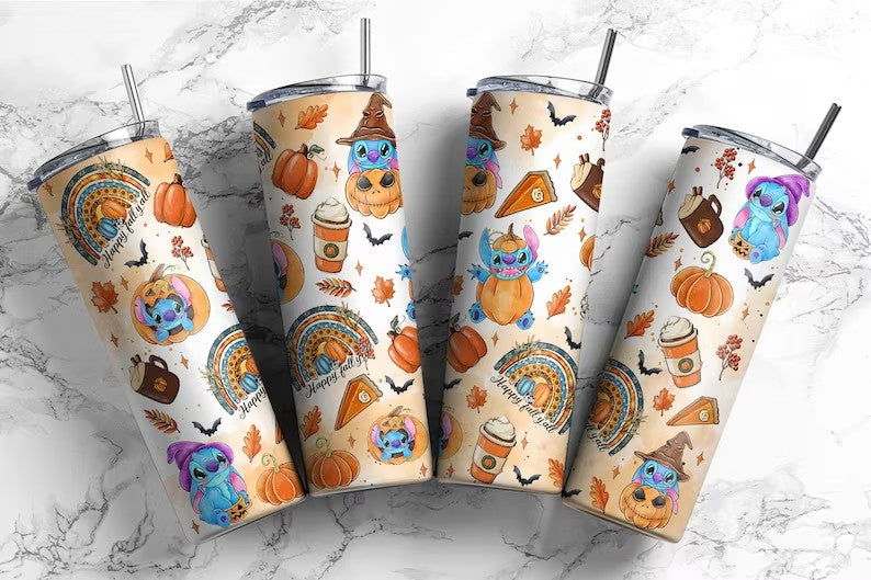 Halloween Tumbler 20oz, 16oz Libbey Can Glass, Hor Tumbler Wrap - Vartdigitals