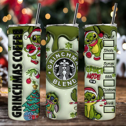 Inflated Christmas Tumbler, 20oz Skinny Tumbler Wrap - Vartdigitals