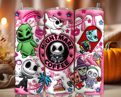 Inflated Halloween Tumbler Design Png, 20oz BB Sublimation 4 - Vartdigitals