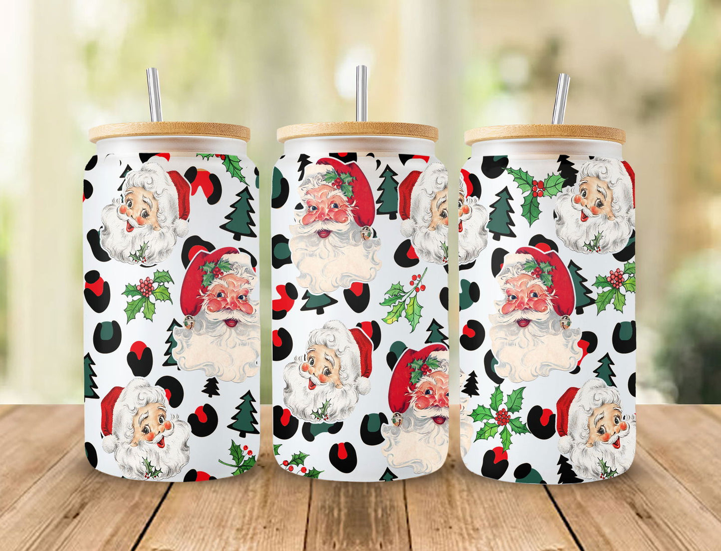 It's The Most Wonderful Time Of The Year 16oz Glass Can Sublimation Design - Vartdigitals