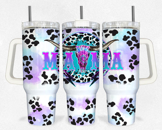 MAMA 40oz tumbler wrap , Sublimation design templates 1 - Vartdigitals