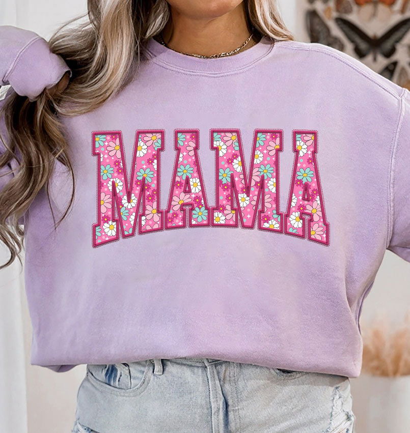 Mama Embroidery Floral png, Floral Mama Png - Vartdigitals