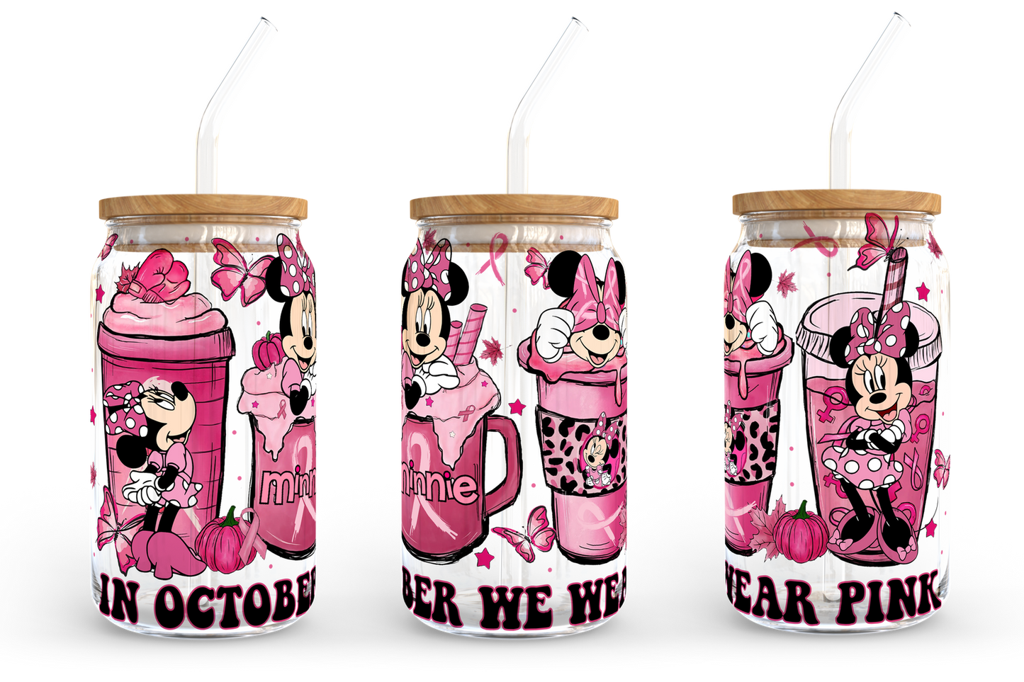 Pink Coffee Design Png, 16oz Libbey Can Glass, Digital Download - Vartdigitals