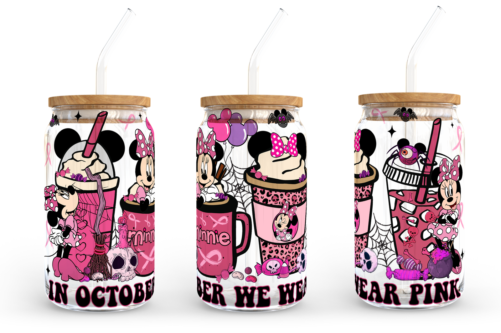 Pink Coffee Design Png, 16oz Libbey Can Glass, Digital Download - Vartdigitals