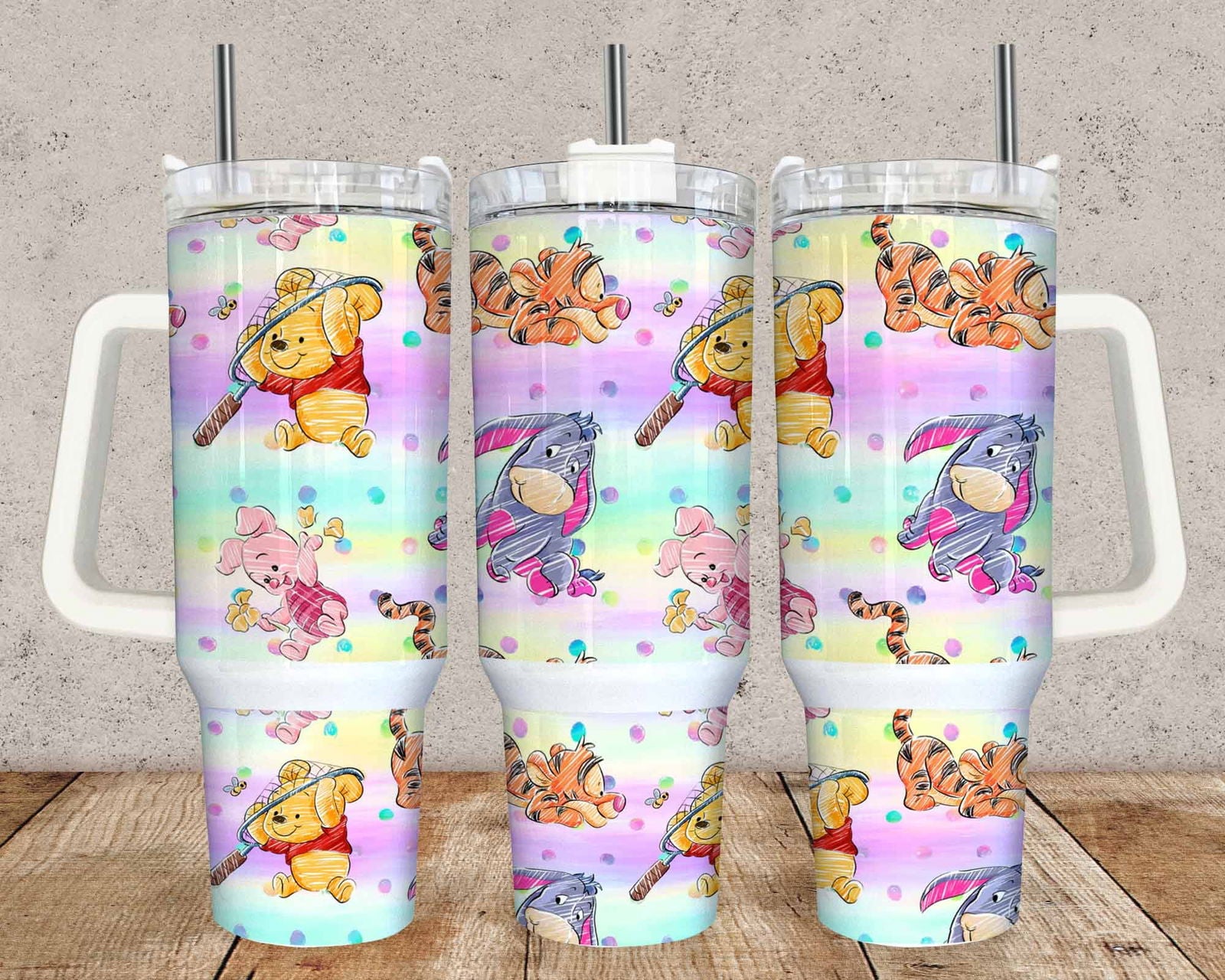 PO 40oz Tumbler  Wrap, CT tumbler design Paint - Vartdigitals