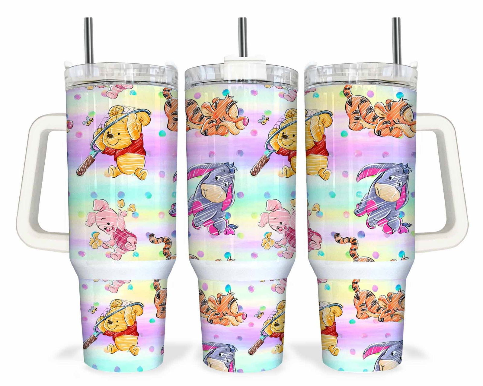 PO 40oz Tumbler  Wrap, CT tumbler design Paint - Vartdigitals